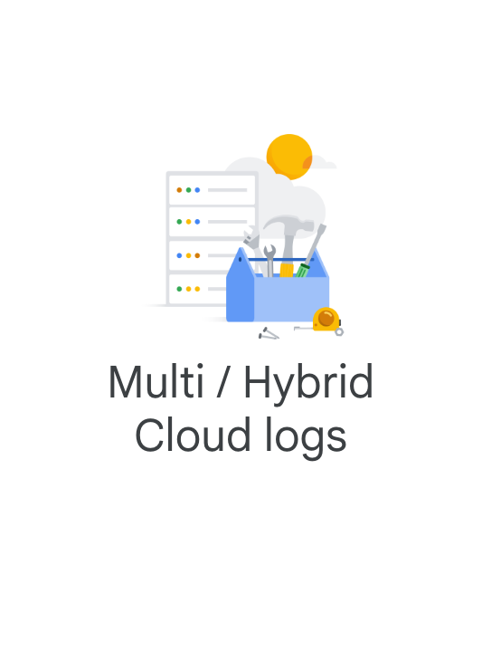 Multi-cloud & hybrid-cloud logs icon